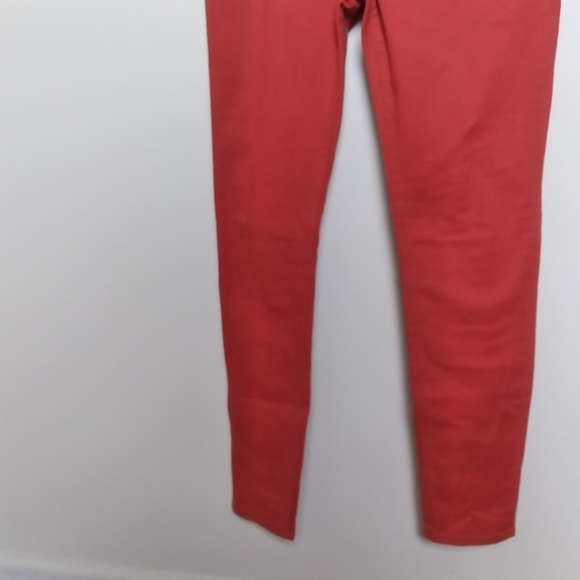 Roxy Orange Stretch Denim Low Rise Five Pocket Skinny Jeans Size 5/27 - Picture 4 of 12